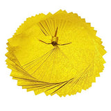 100 Origami paper sheets paper pack Gold Origami paper cranes 3x3 inches for Folding paper , Origami cranes , origami decoration Origamipolly