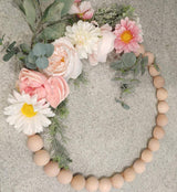 100 PCS 15 mm Split Wood Balls, Small Natural Unfinished Half Round Wooden Beads for Kids Craft Bailym