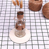 100 PCS 4 Inch Wood Circles, Small Unfinished Wooden Circles, Blank Natural Round Wood Slices for Crafts, Painting, Writing, School Project, DIY shanqian