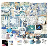 100 PCS Vintage Ephemera Pack Journaling Scrapbooking Supplies Scrapbook Sticker Paper Kit for Bullet Junk Journal Planners Collage Craft Notebooks Esweny