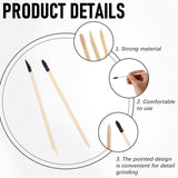 100 Pack Sanding Sticks Matchsticks Sanding Twigs Fine Detailing Sanding Sticks for Plastic Models Wood Hobby, 280 Grit, 5.4 x 0.2 Inch Honoson