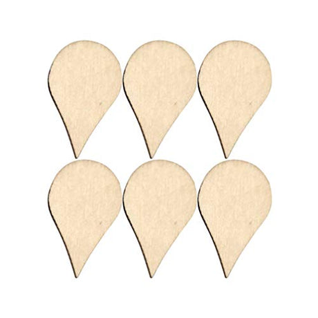 100 Pcs Crafts for Kids Wood Cutout Wedding Wood Centerpiece Natural Wood Coasters Paintable Wood Slices Kid Craft Nature Wood Slices Wooden Child EXCEART