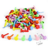 100 Pcs Multicolor Mini Brad Fasteners Round Paper Fasteners Brads for Paper Craft DIY Stamping Scrapbooking(Gold) Generic