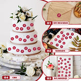 100 Pcs Red Rose Dried Pressed Flowers Small Dry Flowers Real Natural Resin Filler for Scrapbooking DIY Resin Crafts Candle Decoration Jewelry Crafts Woanger