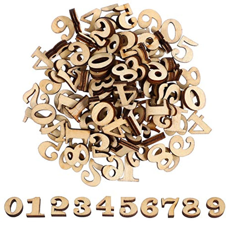 100 Pcs decked decoraciones para uñas embellishments Mini Unfinished Wooden Letters Wooden Alphabet Letters letter a decor wooden crafts wooden SUPVOX