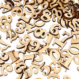 100 Pcs decked decoraciones para uñas embellishments Mini Unfinished Wooden Letters Wooden Alphabet Letters letter a decor wooden crafts wooden SUPVOX