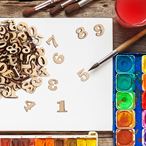 100 Pcs decked decoraciones para uñas embellishments Mini Unfinished Wooden Letters Wooden Alphabet Letters letter a decor wooden crafts wooden SUPVOX