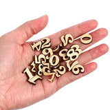 100 Pcs decked decoraciones para uñas embellishments Mini Unfinished Wooden Letters Wooden Alphabet Letters letter a decor wooden crafts wooden SUPVOX
