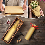 100 Sheets Kraft Tissue Paper - Artdly 14 x 20 Inches Recyclable Brown Wrapping Paper Bulk for Weddings Birthday DIY Project Christmas Gift Wrapping Artdly