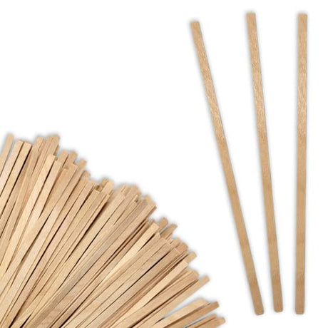 100 Wood (Bamboo) Applicator Mixing Stick 5" for Epoxy Resin Craft, Jewelry, Waxing by NetSellsIt NetSellsIt