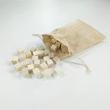 100 pcs, 3/5 Inch, Small Wooden Cubes, Mini Wooden Blocks, Unfinished Wood Blocks for Arts Crafts and DIY Projects Kang&Chang