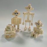 100 pcs, 3/5 Inch, Small Wooden Cubes, Mini Wooden Blocks, Unfinished Wood Blocks for Arts Crafts and DIY Projects Kang&Chang