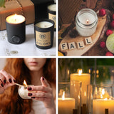 100Pcs Candle Wick Stickers, Candle Making Kit, Double-Sided Stickers for Candle Making (100) JUNSDUKE