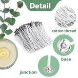 100PCS Candle Wicks for Candle Making - MAQIHAN mechas para velas 6 Inch White Candle Wick Thick Cotton Candle Wicks Soy Wax Beewax Candle Making DIY Candle String pabilos MAQIHAN
