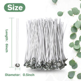 100PCS Candle Wicks for Candle Making - MAQIHAN mechas para velas 6 Inch White Candle Wick Thick Cotton Candle Wicks Soy Wax Beewax Candle Making DIY Candle String pabilos MAQIHAN