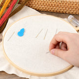 100pcs Cross Stitch Needles +2 Needle Threader Golden Color Large Eyes Cross Stitch DIY Embroidery Hand Needles Large Eyes Cross Stitch DIY Embroidery Hand Needles Sewing Needles in Transparent Box EupHHonycs