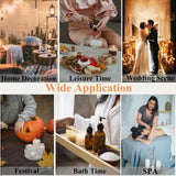 100pcs Wooden Candle Wicks 5.1 x 0.5 Inch, Smokeless Cherry Wood Wicks with Metal Clips, Includes Wick Trimmer, Perfect for Candle Making Kit and Soy Wax Candlemaking Bacofa