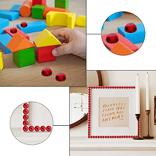 100pcs 15 mm Half Wooden Balls Plaid Wood Beads Mini Hemisphere Wood Craft Balls Natural Rustic Unfinished Split Farmhouse Wooden Beads for DIY Hmjpng