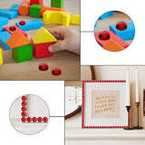 100pcs 15 mm Half Wooden Balls Plaid Wood Beads Mini Hemisphere Wood Craft Balls Natural Rustic Unfinished Split Farmhouse Wooden Beads for DIY Hmjpng