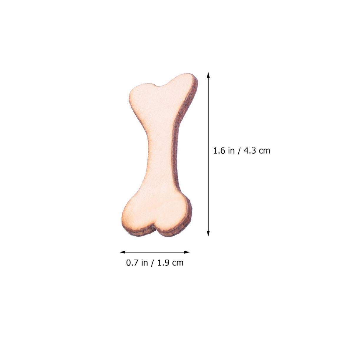 100pcs Pieces Wooden Crafts Nativity Craft Unfinished Wood Ornaments Nativity Ornaments Christmas Ornaments Wooden Chips Wood Crafts Decor Wooden DIY Amosfun