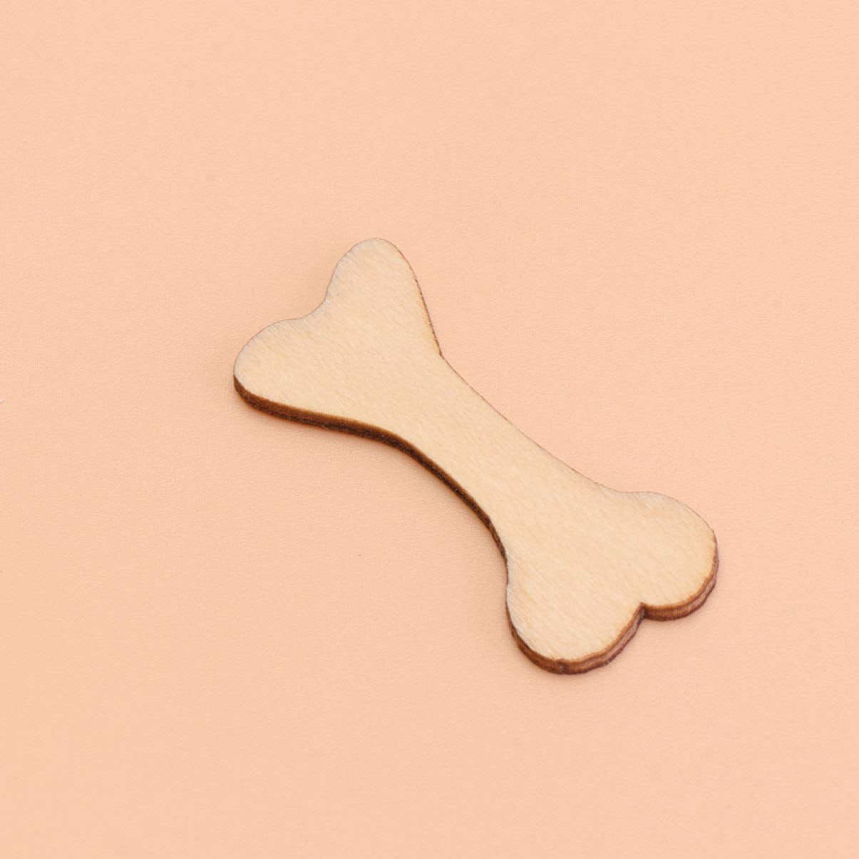 100pcs Pieces Wooden Crafts Nativity Craft Unfinished Wood Ornaments Nativity Ornaments Christmas Ornaments Wooden Chips Wood Crafts Decor Wooden DIY Amosfun