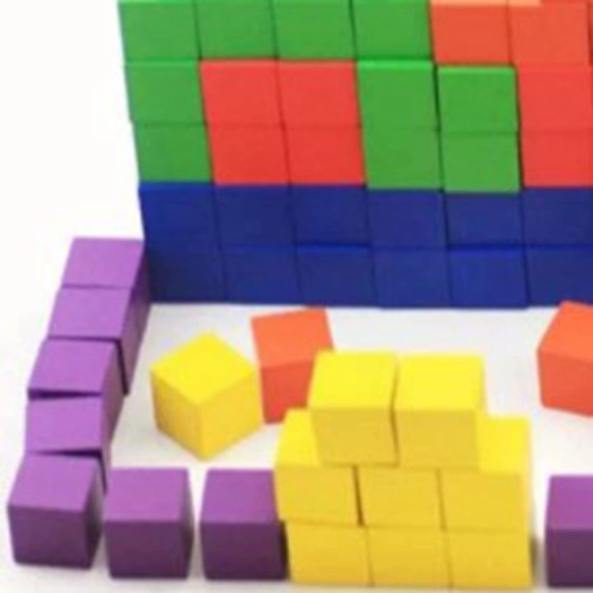 100pcs Wooden Cubes, Square Wood Blocks Unfinished Wood Pieces for DIY Crafts, Puzzle Making, 2cm HERCHR