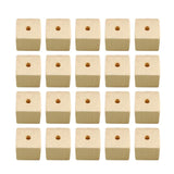 100pcs Wooden Square Beads Natural Blank Wood Cubes with Holes for Jewelry Necklace Creations, Crafts and DIY Projects（12 * 12MM） SUPVOX
