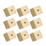100pcs Wooden Square Beads Natural Blank Wood Cubes with Holes for Jewelry Necklace Creations, Crafts and DIY Projects（12 * 12MM） SUPVOX