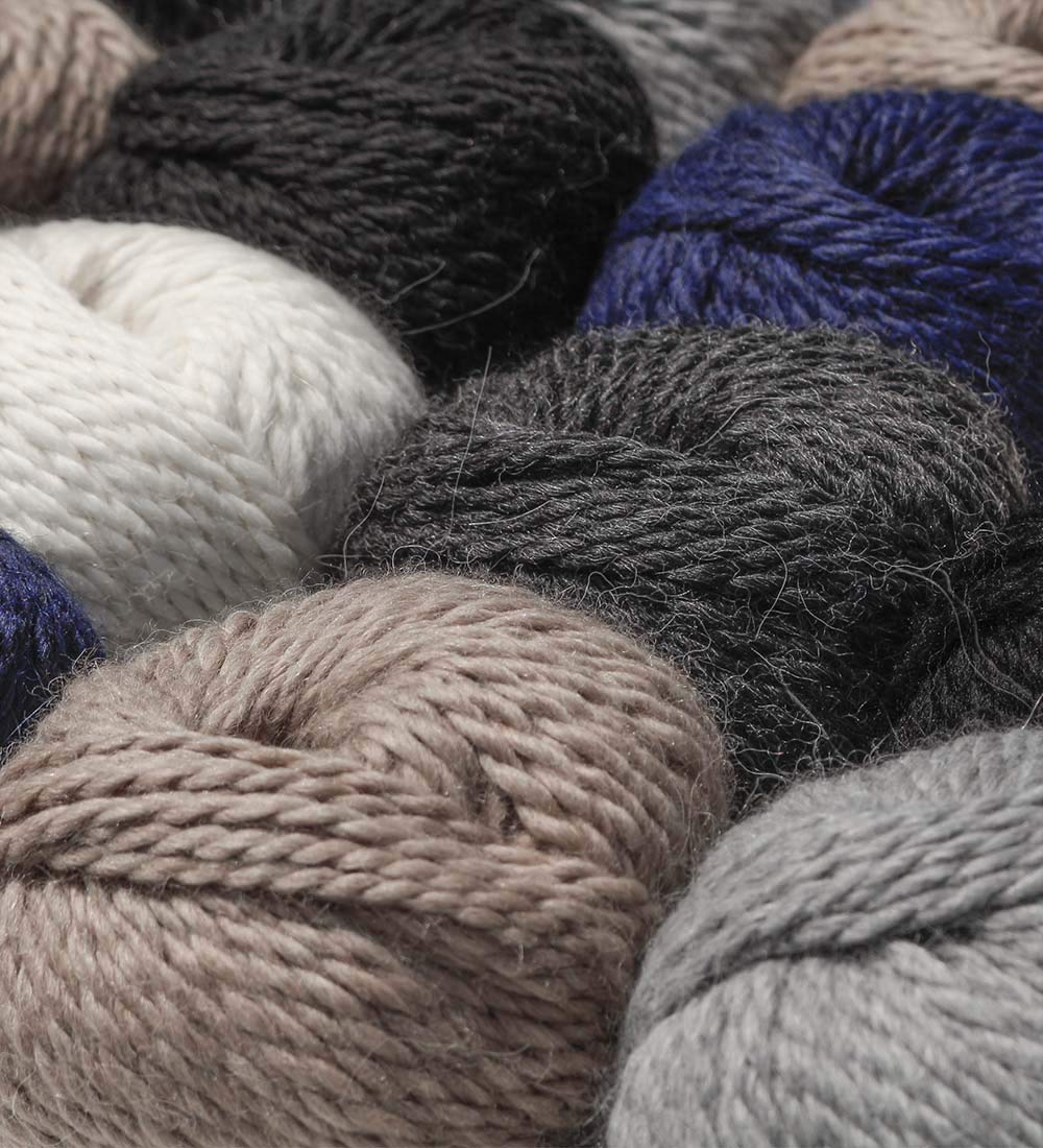 100% Baby Alpaca Yarn Wool Set of 3 Skeins Bulky Weight - Made in Peru - Heavenly Soft and Perfect for Knitting and Crocheting (Denim Blue, Bulky) Alpaca Warehouse