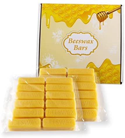 100% General Use Beeswax Bars - 24 x 1oz Bars - DIY Projects, Candle Making, Furniture Polish, Crafts TLNFHRPI