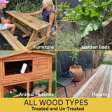 100% Pure Tung Oil, Food Safe (2) Countertops, Cutting Boards, Woodturning, Toys. Natural Wood Sealer for Indoor Floors Furniture. Waterproofing Outside Furniture, Garden Beds, Decks. Double Pack Woodcut Tools