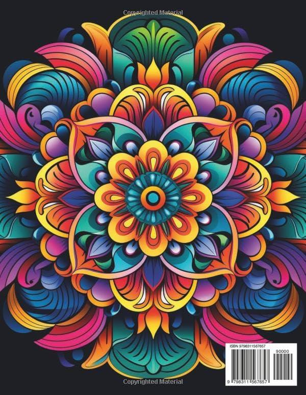 101 Mandala Coloring Book: A Collection of Relaxing and Intricate Designs WoodArtSupply