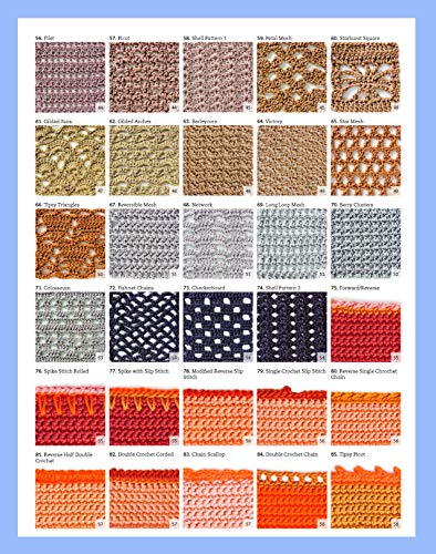 101 Crochet Stitches-Textures Lace Granny Squares Motifs Colorwork Edgings WoodArtSupply