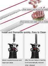 1050W Electric Butcher Bone Saw,Professional Butcher Bone Band Saw,Butcher Freezer Saw Handheld Electric Sabre Saw for Cutting Meat SPUZZO
