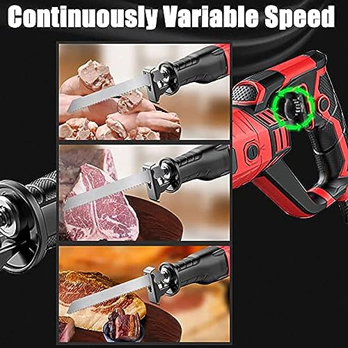 1050W Electric Butcher Bone Saw,Professional Butcher Bone Band Saw,Butcher Freezer Saw Handheld Electric Sabre Saw for Cutting Meat SPUZZO