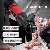 1050W Electric Butcher Bone Saw,Professional Butcher Bone Band Saw,Butcher Freezer Saw Handheld Electric Sabre Saw for Cutting Meat SPUZZO