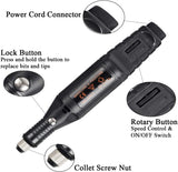 108 Pcs Engraving Tool Kit, Multi-Functional Electric Corded Micro Engraver Etching Pen DIY Rotary Tool for Jewelry Glass Wood Ceramic Metal Plastic WoodArtSupply