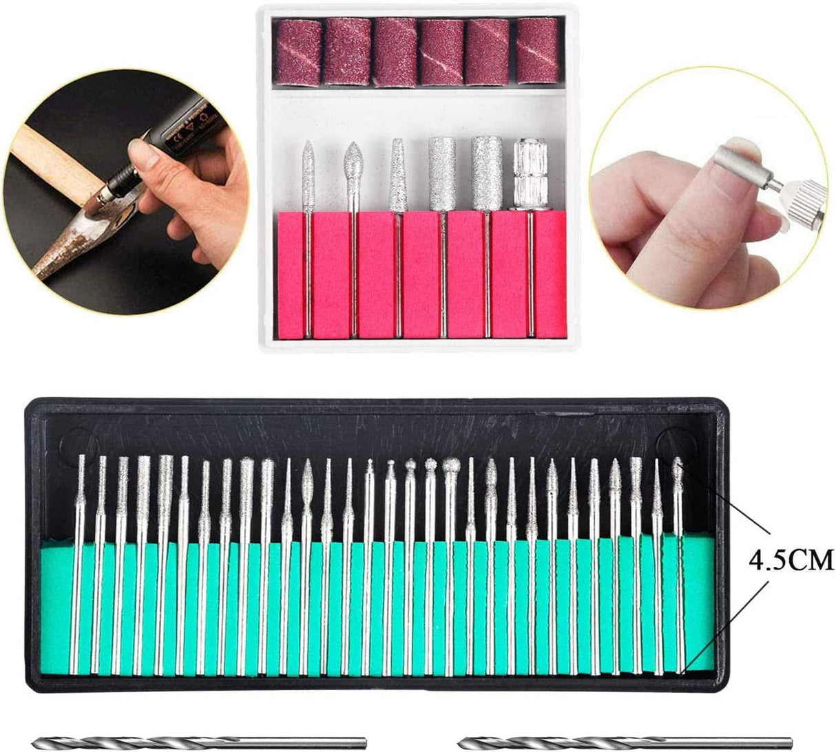 108 Pcs Engraving Tool Kit, Multi-Functional Electric Corded Micro Engraver Etching Pen DIY Rotary Tool for Jewelry Glass Wood Ceramic Metal Plastic WoodArtSupply