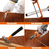 108 Piece Power Tool Combo Kits with 16.8V Cordless Drill, Household Tools Set with DIY Hand Tool Kits for Professional Garden Office Home Repair jar-owl