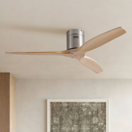 Low Profile Flush Mount Ceiling Fan Without Light HouseOfZazla