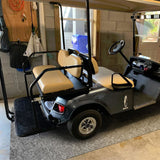 10L0L Golf Cart Premium Garage Floor Mat-Waterproof Anti-Slip Thickened Mat for Golf Cart Motorcycle Mower ATV UTV Parking Mat-106'' x 59'' 10L0L