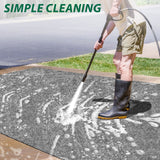 10L0L Golf Cart Premium Garage Floor Mat-Waterproof Anti-Slip Thickened Mat for Golf Cart Motorcycle Mower ATV UTV Parking Mat-106'' x 59'' 10L0L