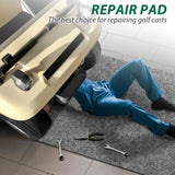 10L0L Golf Cart Premium Garage Floor Mat-Waterproof Anti-Slip Thickened Mat for Golf Cart Motorcycle Mower ATV UTV Parking Mat-106'' x 59'' 10L0L