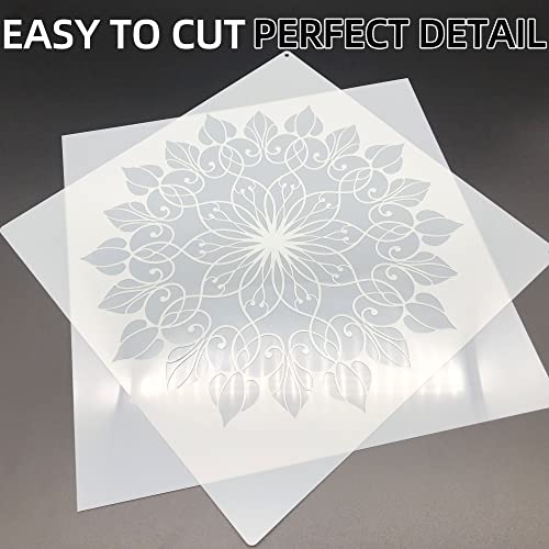 10PCS 10mil Blank Mylar Stencil Sheets,12X12 inch Milky Translucent PET Blank Stencils Sheets,Template Material for Laser Cutting Machines , neglex