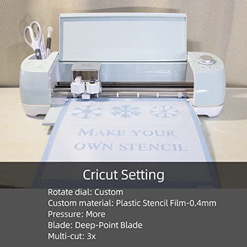 10PCS 10mil Blank Mylar Stencil Sheets,12X12 inch Milky Translucent PET Blank Stencils Sheets,Template Material for Laser Cutting Machines , neglex