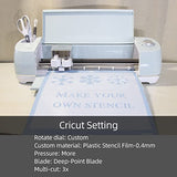 10PCS 10mil Blank Mylar Stencil Sheets,12X12 inch Milky Translucent PET Blank Stencils Sheets,Template Material for Laser Cutting Machines , neglex