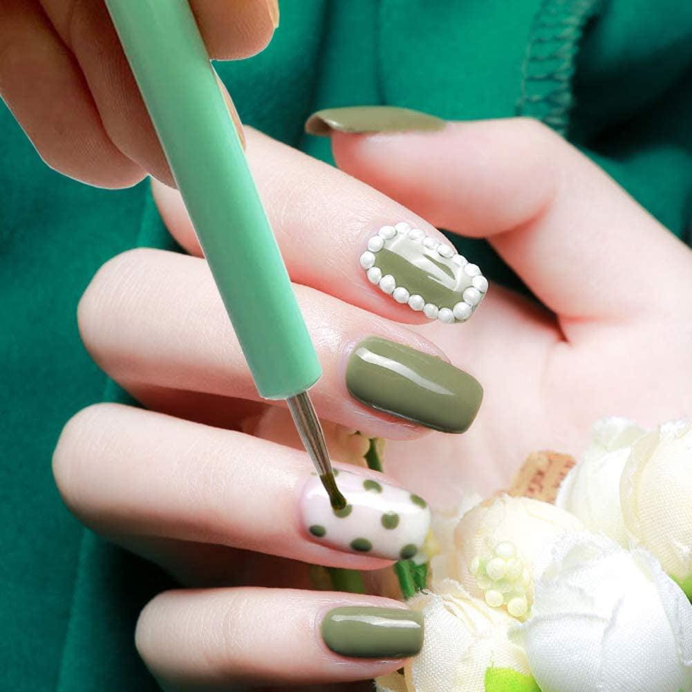 10PCS Dotting Tools Set Nail Art Embossing Stylus for Painting Rocks Mandalas Dot WoodArtSupply