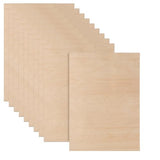 10Pcs 16 x 12 x 1/8 Inch Baltic Birch Plywood Sheets Unfinished Plywood Sheet for Arts and Crafts, Painting, Pyrography, Wood Engraving, Wood ACXFOND