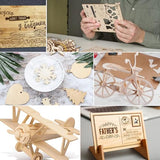 10Pcs 16 x 12 x 1/8 Inch Baltic Birch Plywood Sheets Unfinished Plywood Sheet for Arts and Crafts, Painting, Pyrography, Wood Engraving, Wood ACXFOND