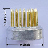 10Pcs Floral Frogs 23mm/0.9inch Round Kenzans Mini Flower Frog Pin Frog Japanese Ikebana Spiky Frog Fixed Tools Metal Flower Arranger Tool Pin Holder Eggone